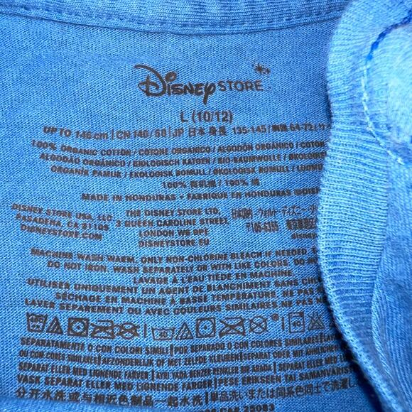 Disney Store 30th celebration girls T-shirt Mickey Minnie, stitch, Pooh sz 10/12 - Picture 5 of 5
